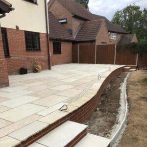 Mint - 22mm - Hand Cut - 900X600 MM - 17.82 SQM - 33 Slabs - Riven Indian Sandstone Paving Slabs